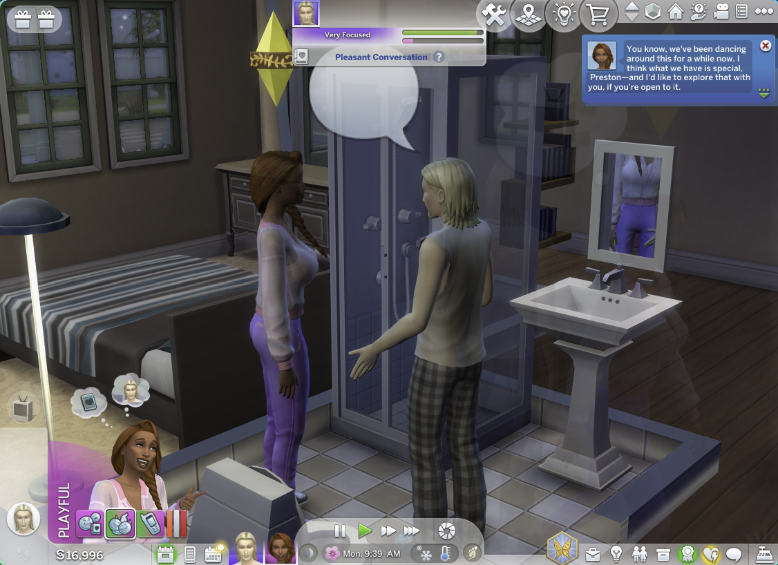 AI chat in different scene